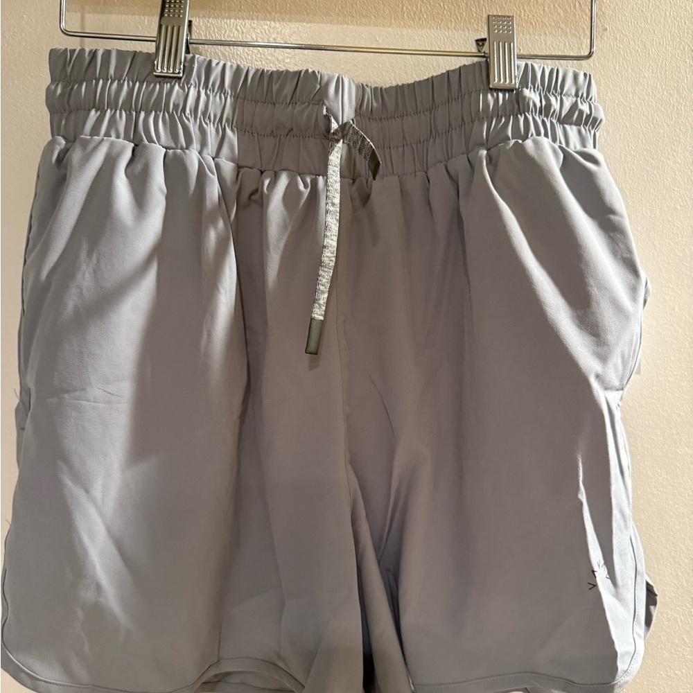 Varley Gray Performance Shorts